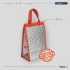 ThermaPack Insulated Orange Tote Bag | Tas Thermal Aluminium | Size S
